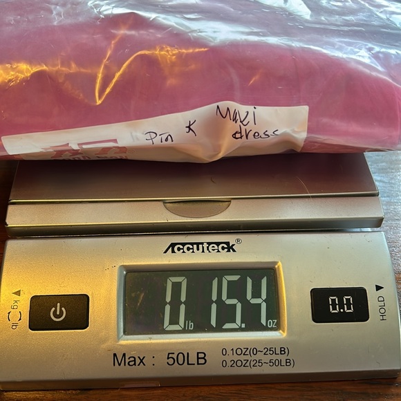 A New Day Spaghetti Strap Adjustable Slip Dress Large Maxi Barbie Pink Pockets - Picture 12 of 12